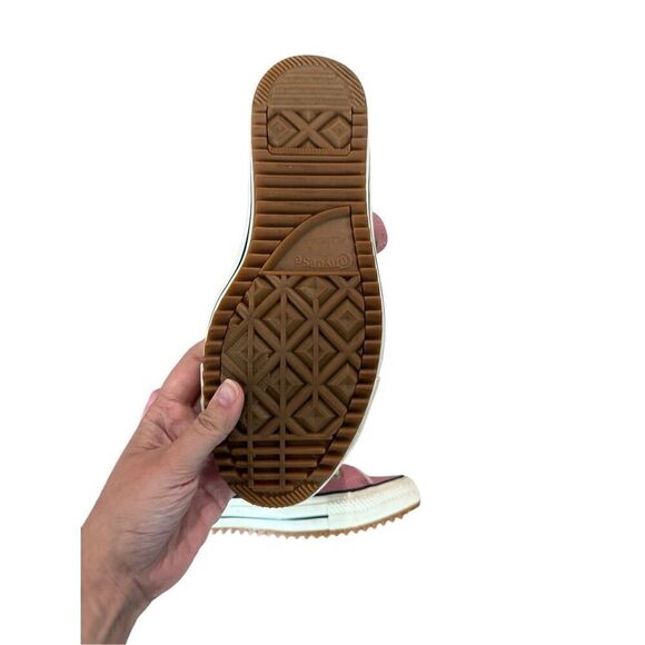 Converse Chuck Taylor All Star Womens Pink Leather Hiker Hi Top Sneakers Size 10 - Picture 3 of 7